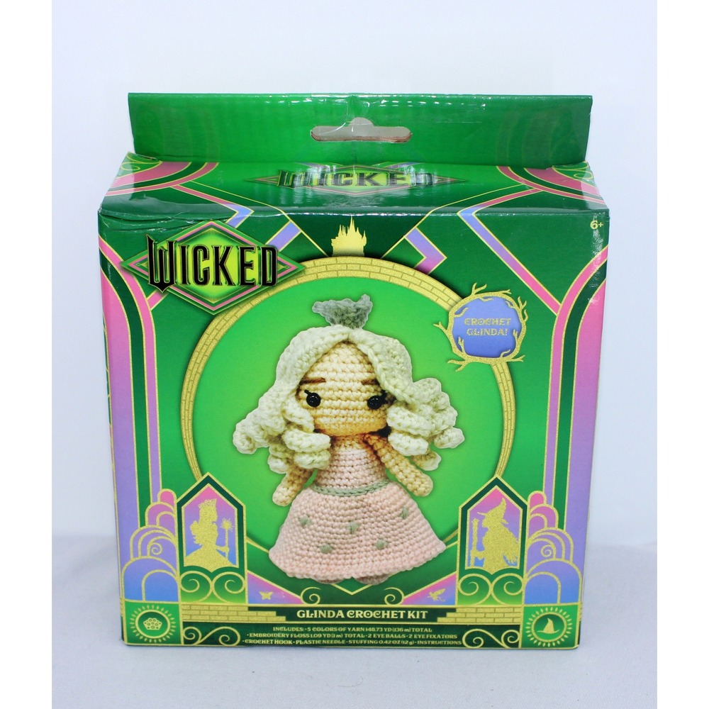 Wicked Movie Glinda Crochet Kit DIY Amigurumi Set New